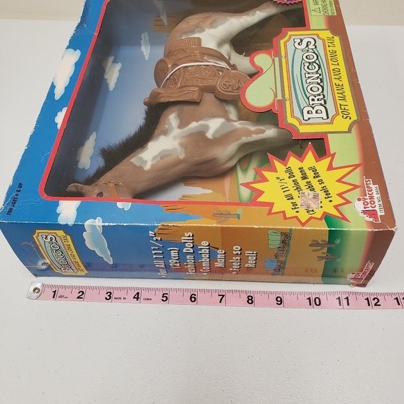 Toy Concepts Broncos Horse Soft Mane & Tail with Saddle Vintage Toy - Picture 12 of 13